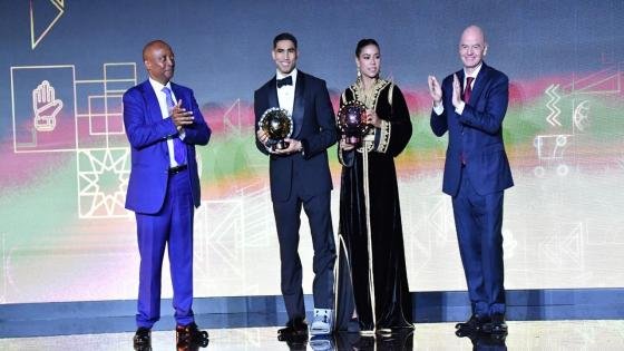 المغربيان حكيمي وشباك احسن لاعبان في إفريقيا ذكورا واناثا