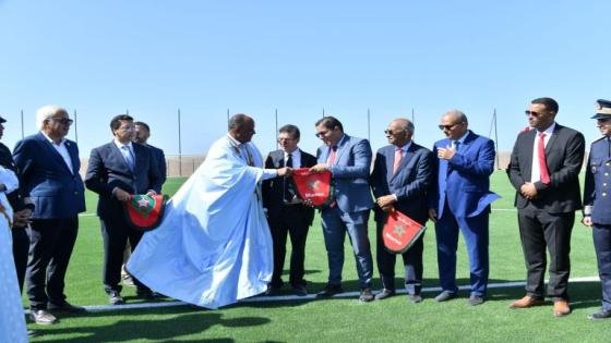 تسليم الملاعب الكروية : البلدي المسيرة وطاورطة 1و2 بمدينة الداخلة