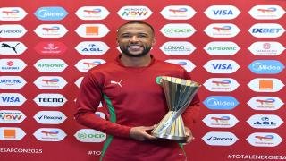 الكاف تختار المغربي أيوب الكعبي احسن لاعب في لقاء المغرب وزامبيا
